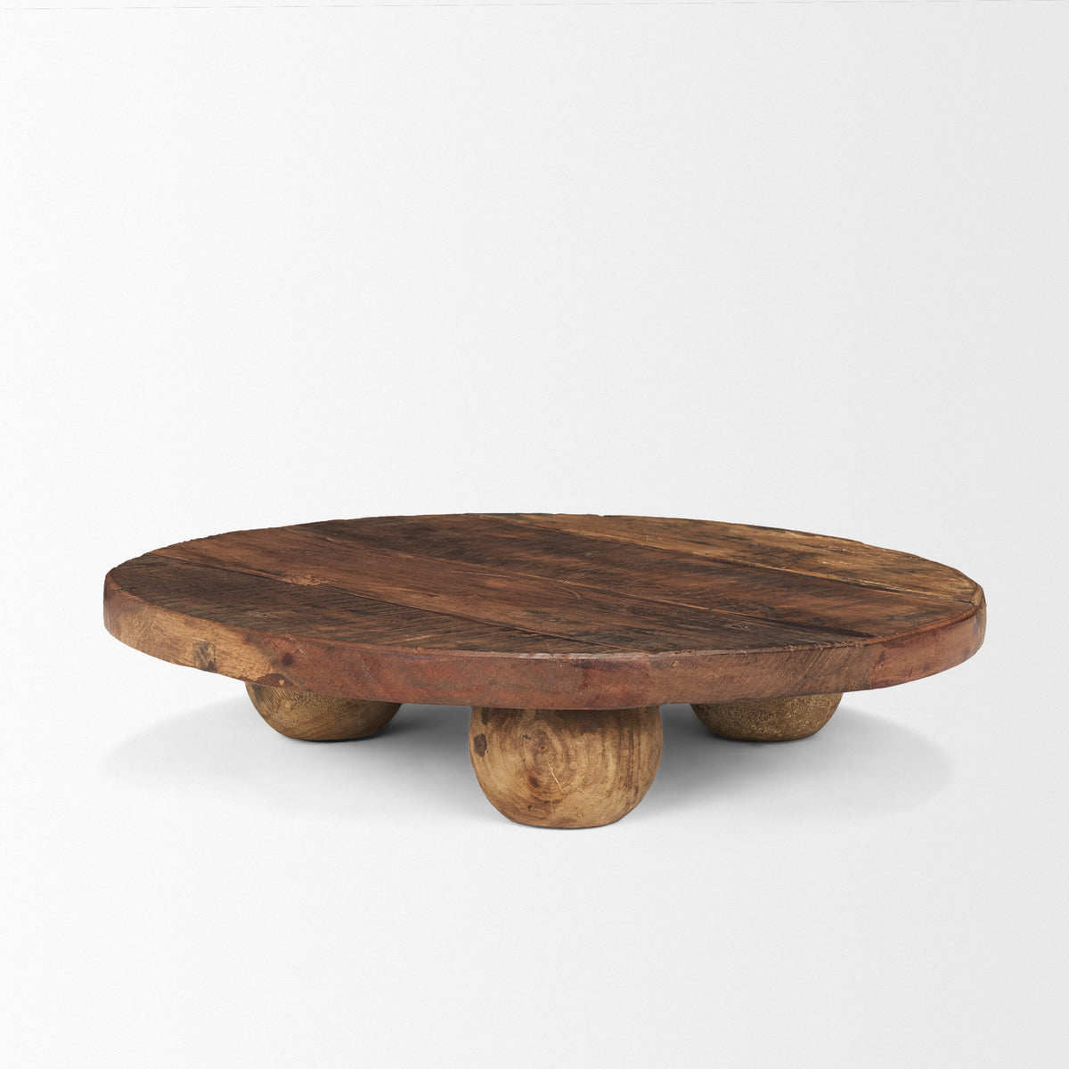 Kerra Large Solid Reclaimed Wood Tray-Trays-DECOROLALA