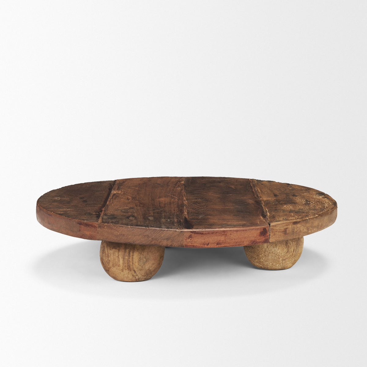 Kerra Large Solid Reclaimed Wood Tray-Trays-DECOROLALA