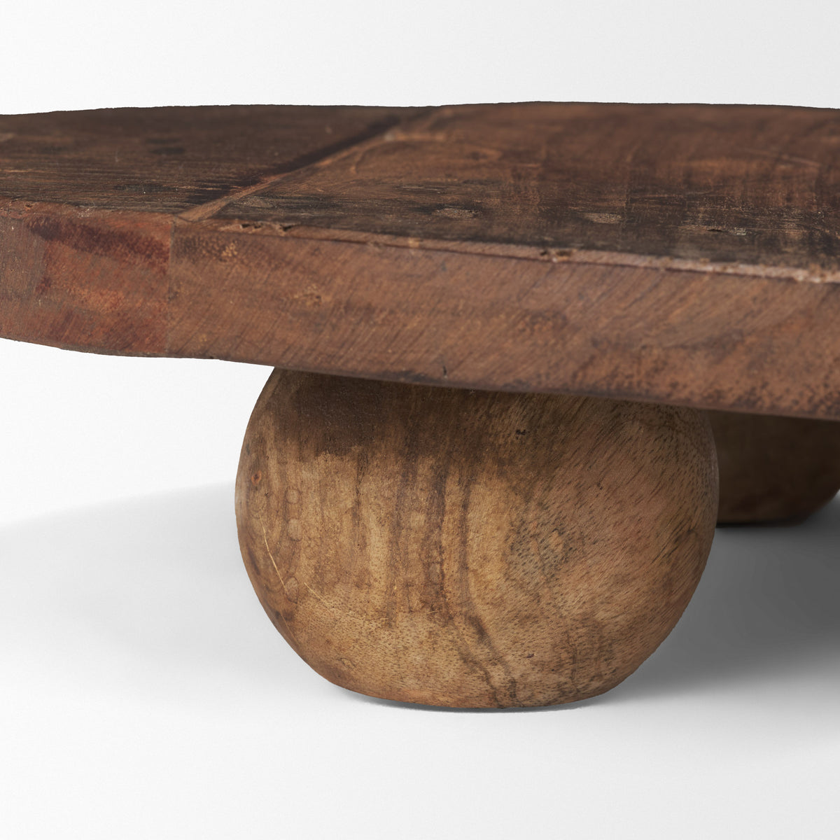 Kerra Large Solid Reclaimed Wood Tray-Trays-DECOROLALA