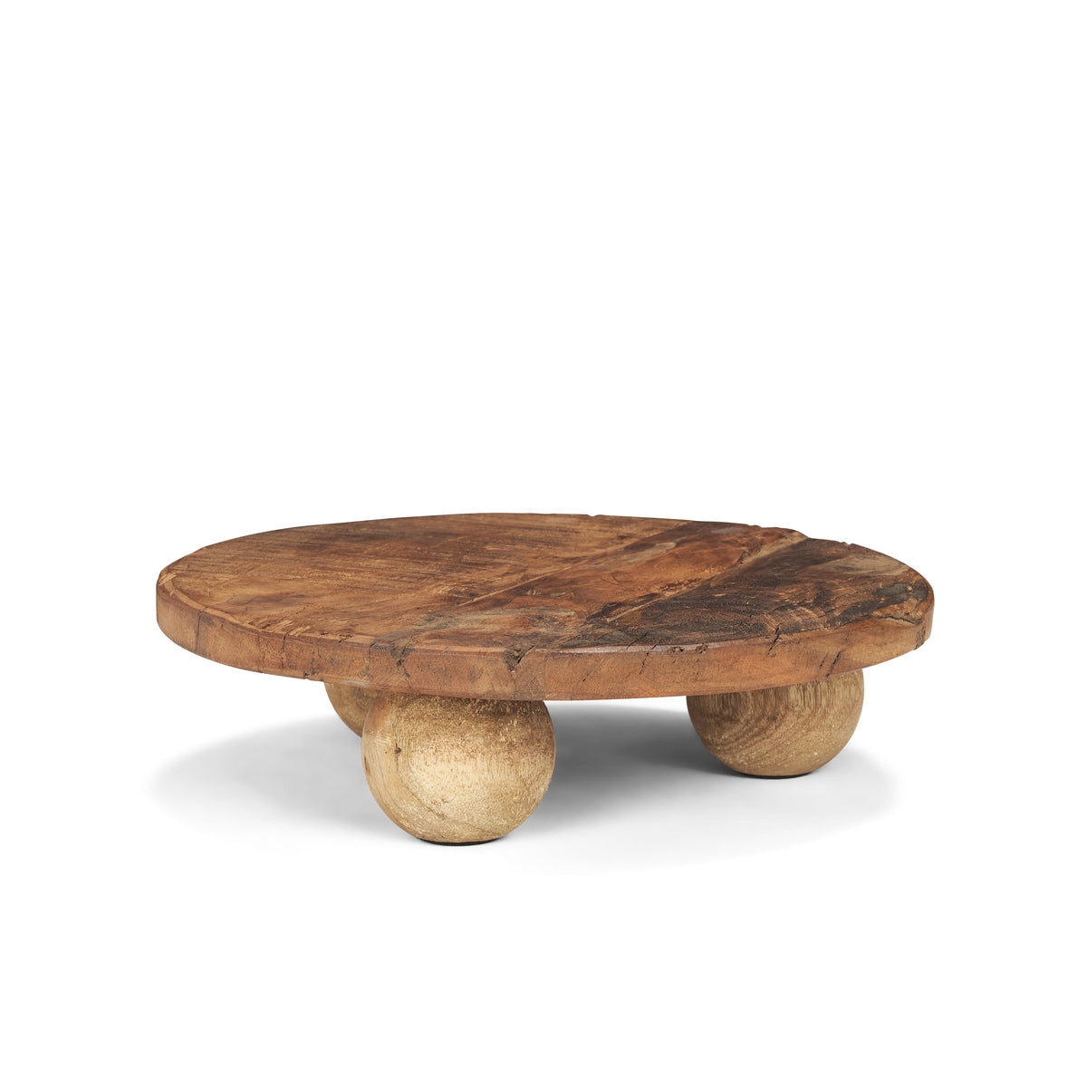 Kerra Small Solid Reclaimed Wood Tray-Trays-DECOROLALA