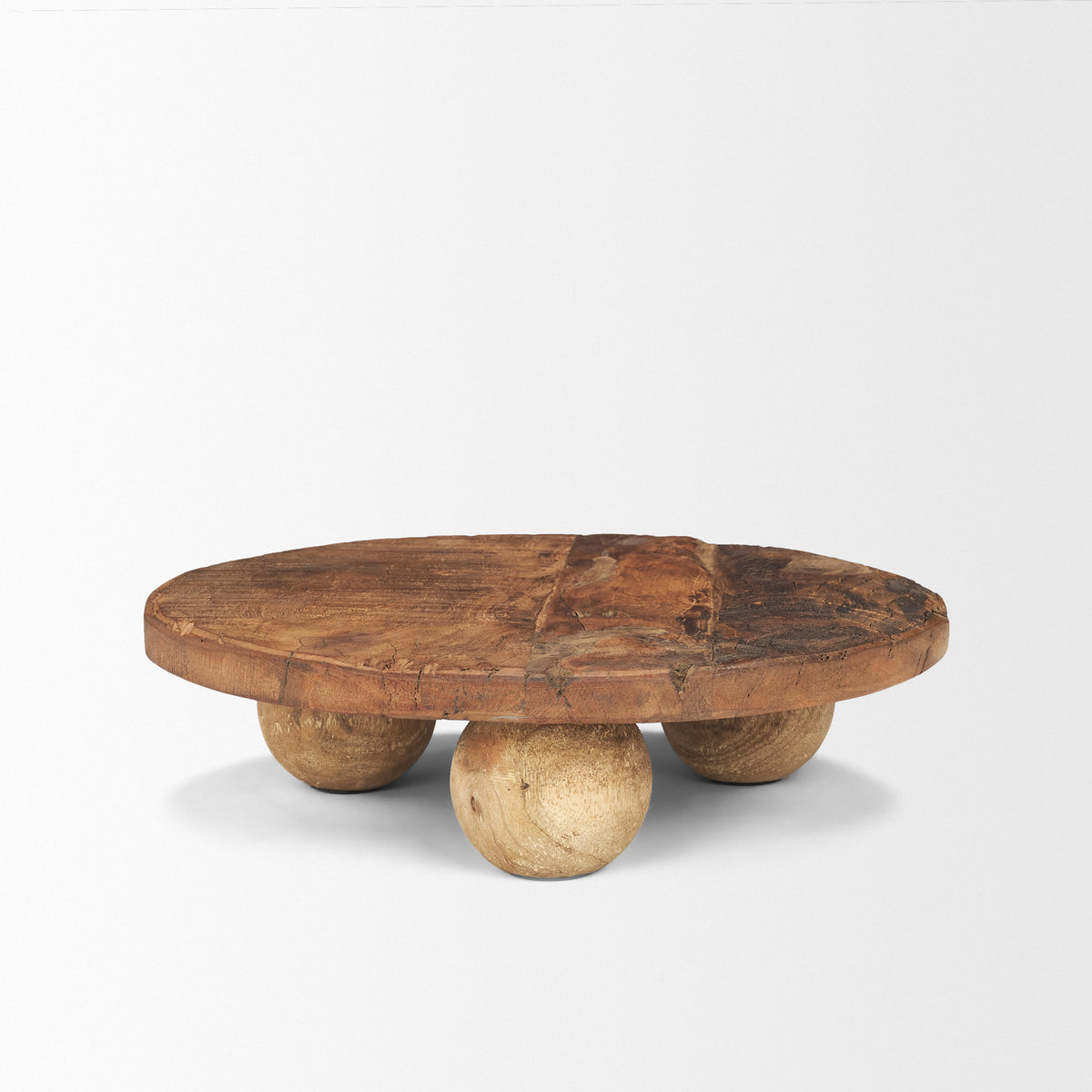 Kerra Small Solid Reclaimed Wood Tray-Trays-DECOROLALA