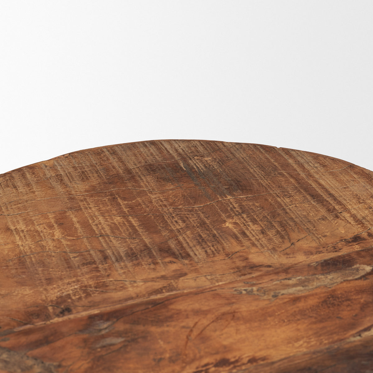 Kerra Small Solid Reclaimed Wood Tray-Trays-DECOROLALA