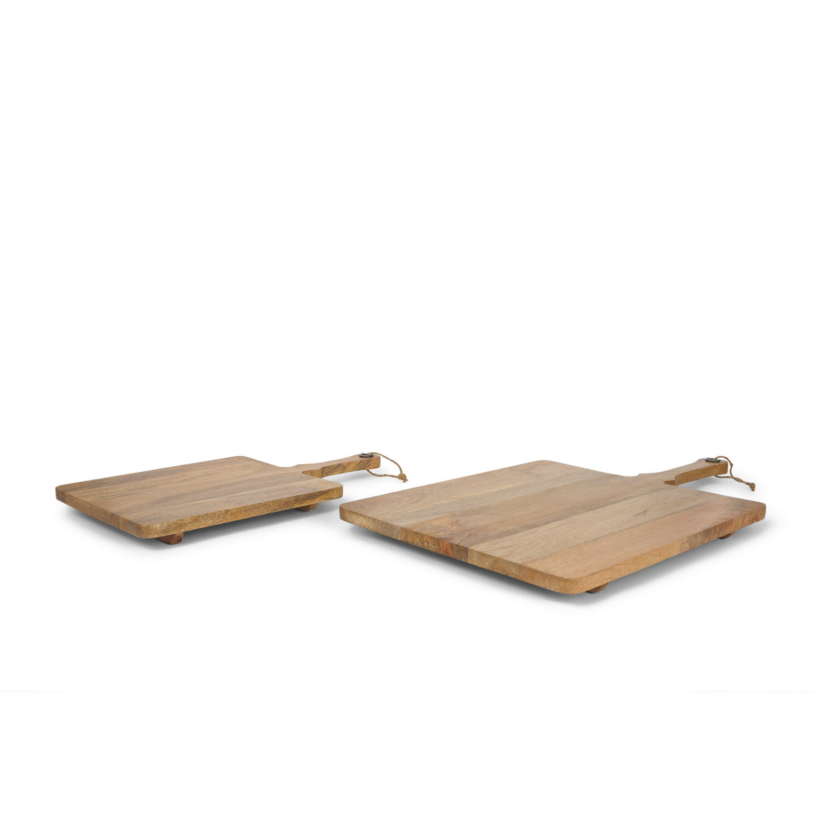 Khana Natural Solid Wood Square Serving Boards-Trays-DECOROLALA