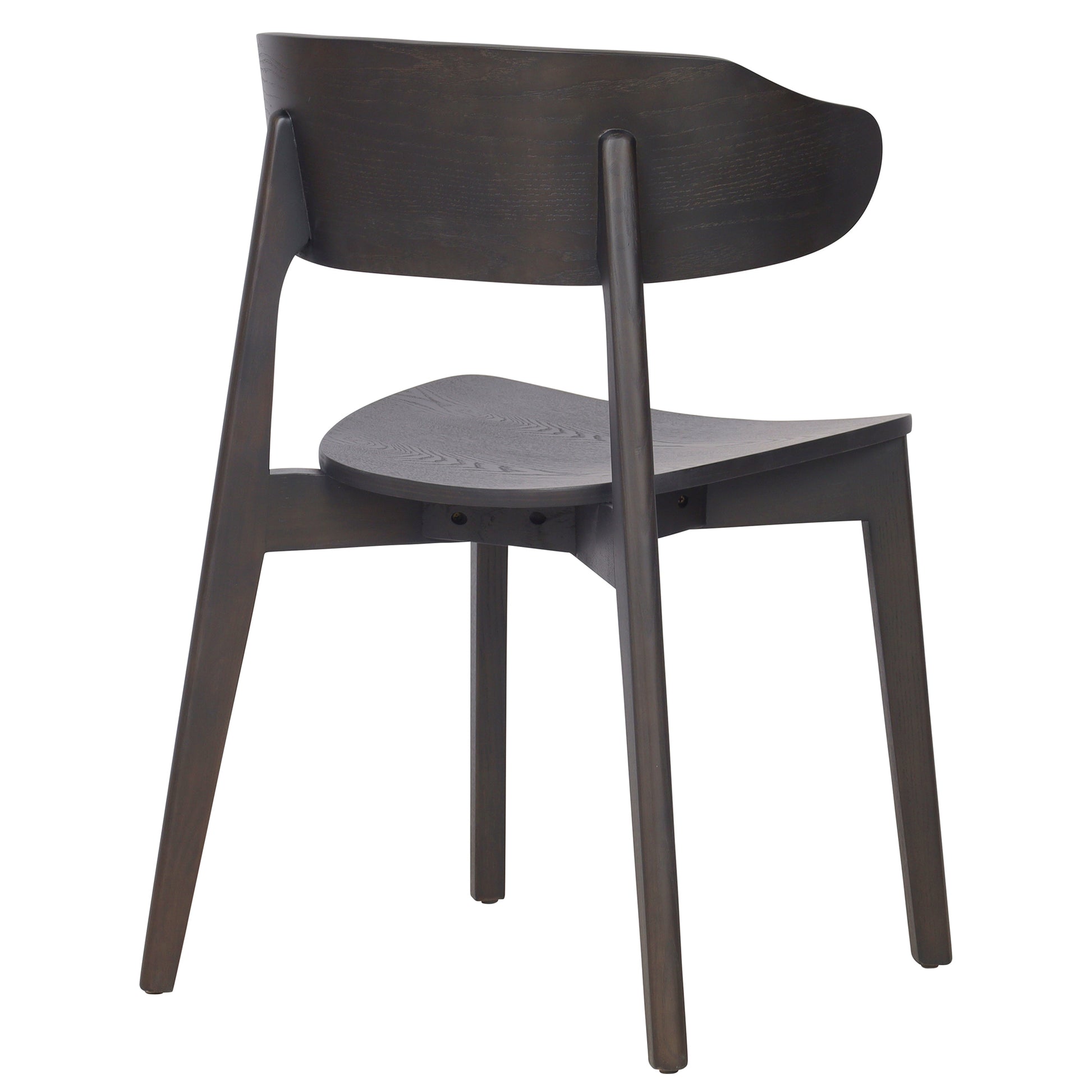 Khari Dining Chair - Mocha Mid-Century Modern Ash Wood-DECOROLALA