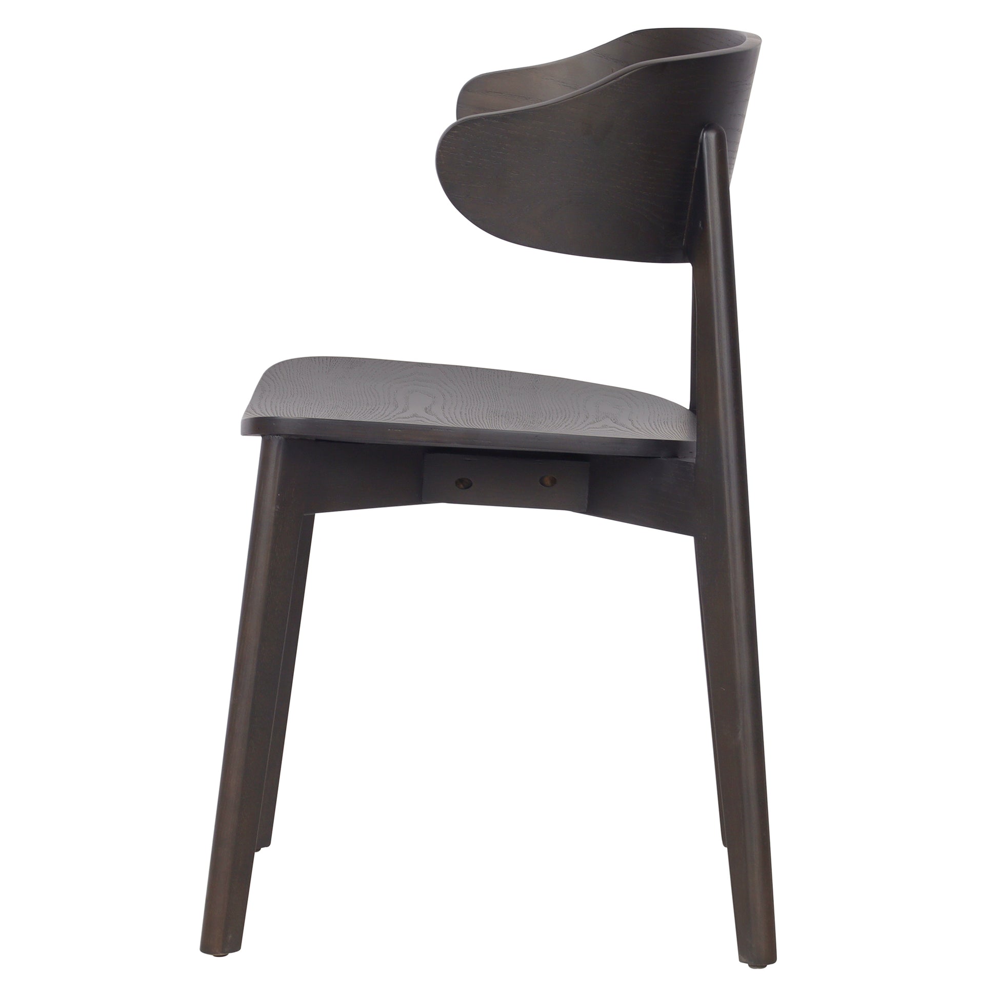 Khari Dining Chair - Mocha Mid-Century Modern Ash Wood-DECOROLALA