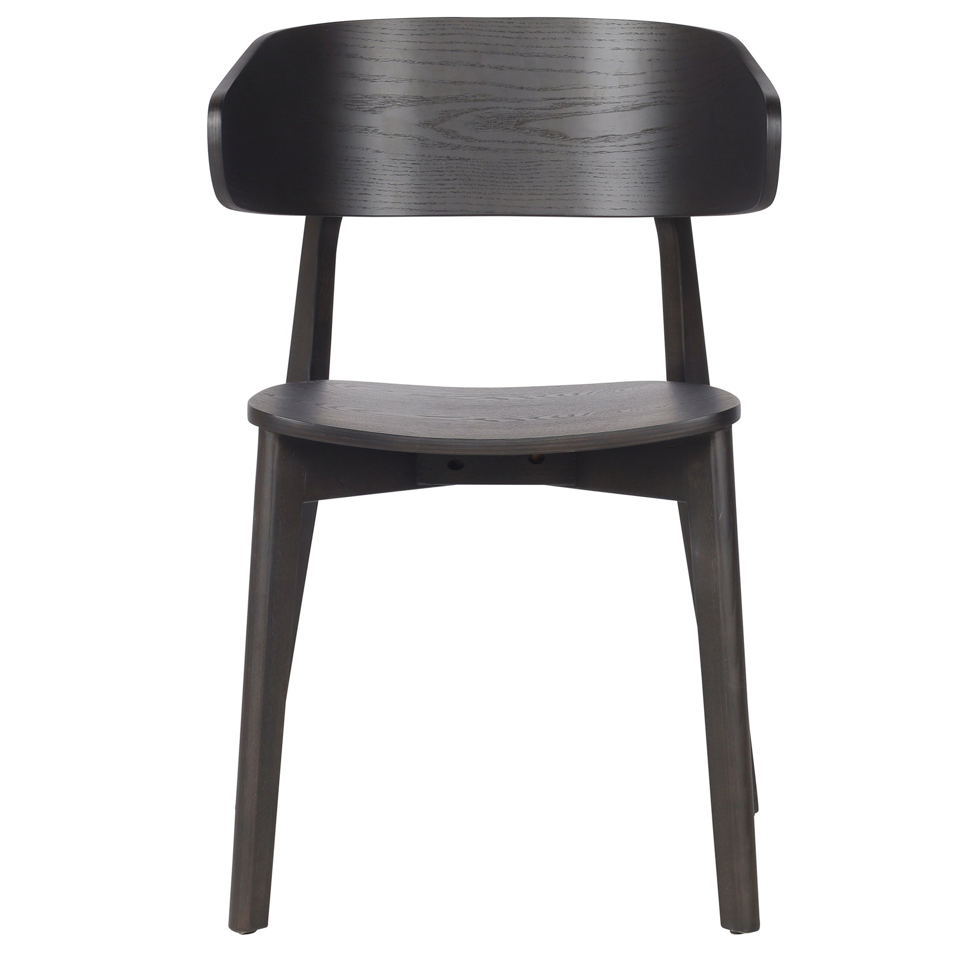 Khari Dining Chair - Mocha Mid-Century Modern Ash Wood-DECOROLALA