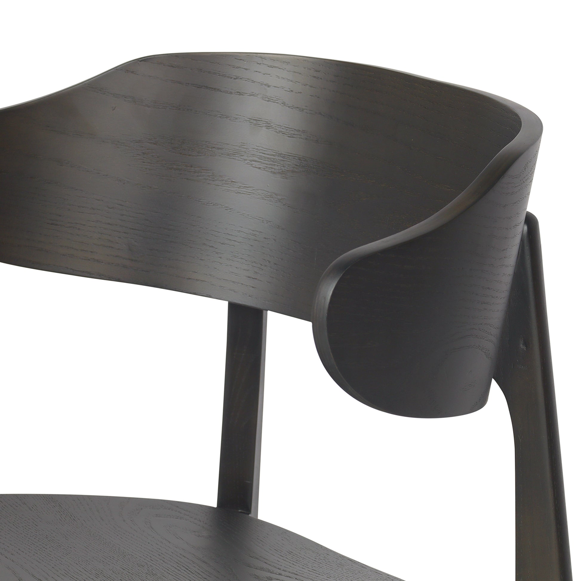 Khari Dining Chair - Mocha Mid-Century Modern Ash Wood-DECOROLALA