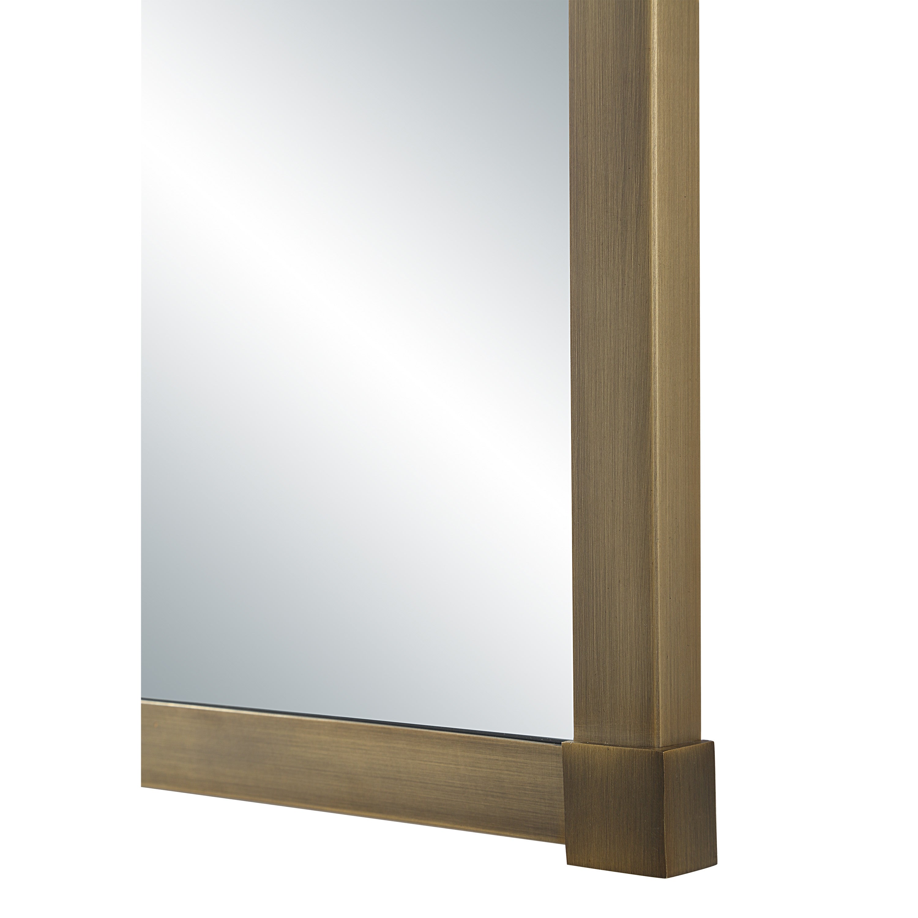 Khaya 35" H x 22" W Wall Mirror, Yellow-Mirror-DECOROLALA