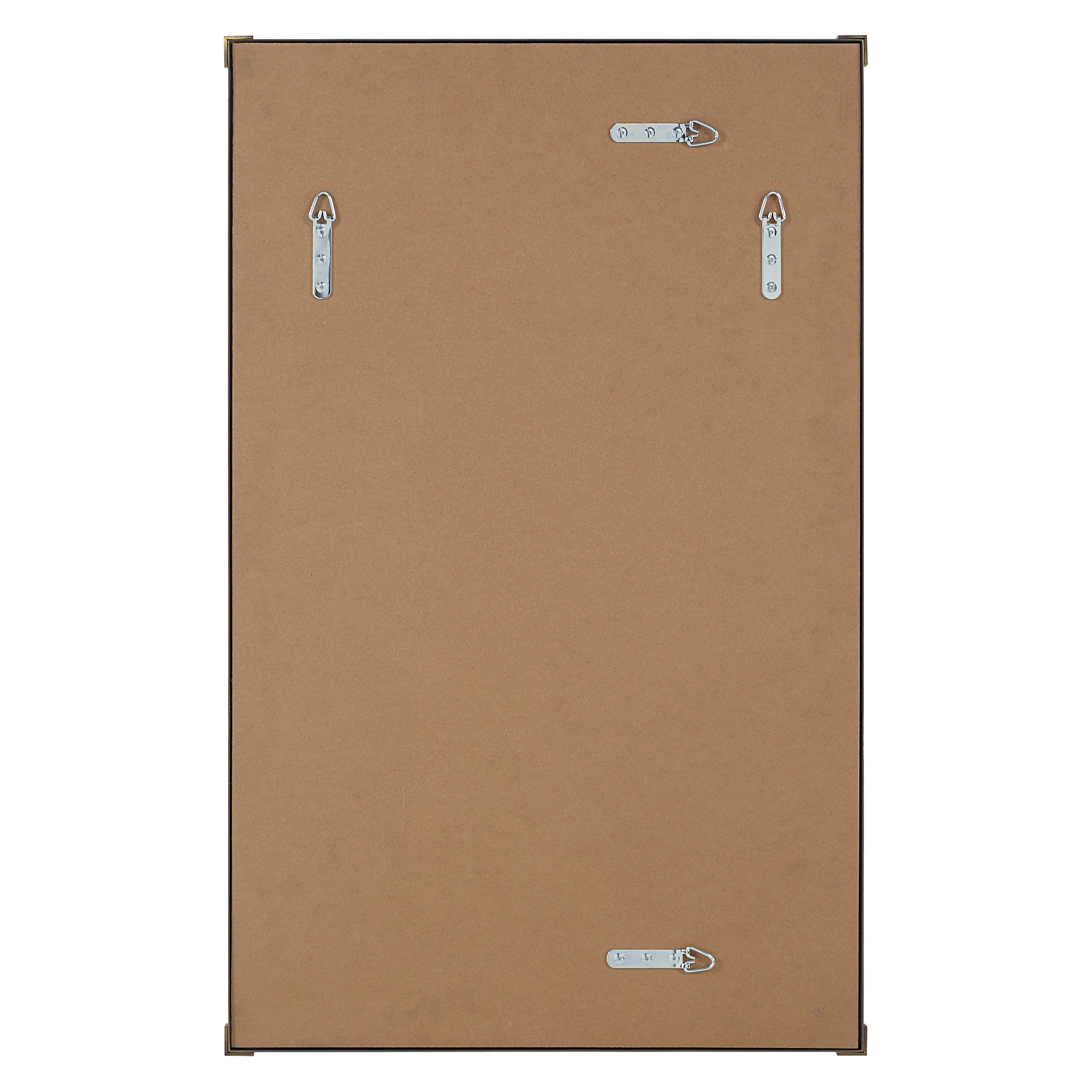 Khaya 35" H x 22" W Wall Mirror, Yellow-Mirror-DECOROLALA