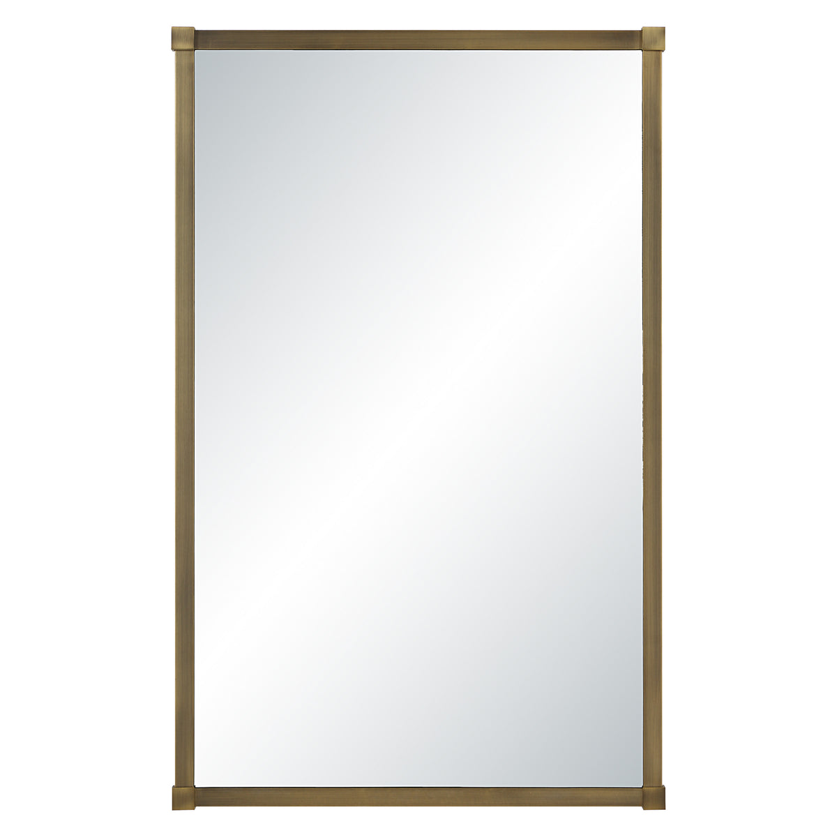 Khaya 35" H x 22" W Wall Mirror, Yellow-Mirrors-DECOROLALA