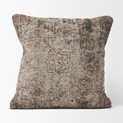 Khloe 20x20 Taupe Square Pillow Cover-Decorative Pillows-DECOROLALA