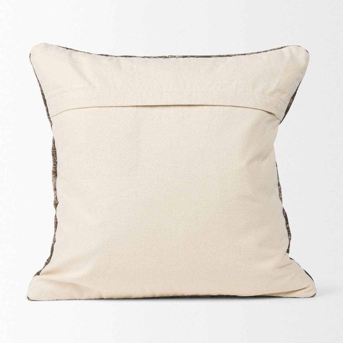 Khloe 20x20 Taupe Square Pillow Cover w/Down Filler-Decorative Pillows-DECOROLALA