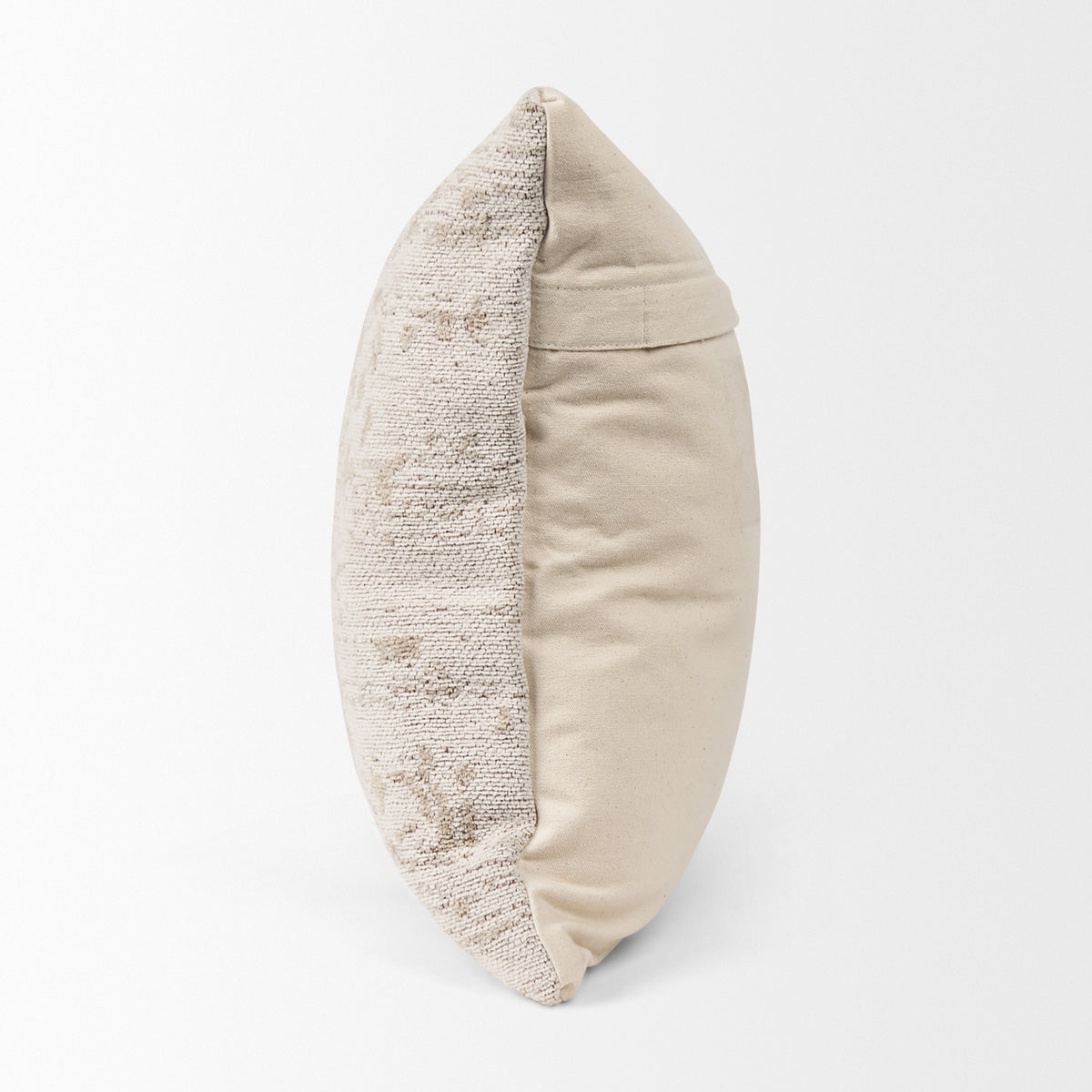 Khloe Cream Square Pillow Cover (min order qty 2)-Decorative Pillows-DECOROLALA