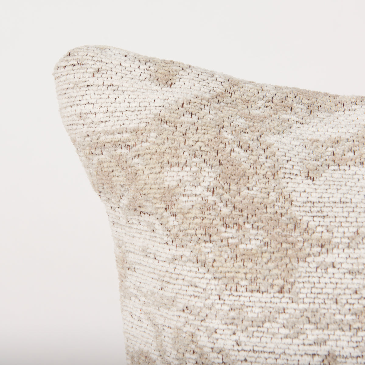Khloe Cream Square Pillow Cover (min order qty 2)-Decorative Pillows-DECOROLALA