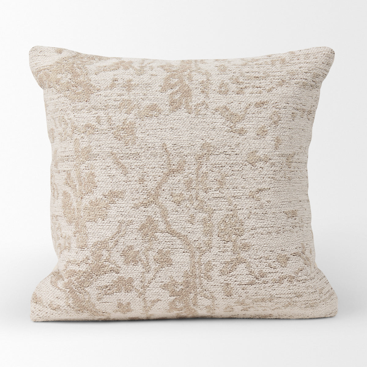 Khloe Cream Square Pillow Cover (min order qty 2)-Decorative Pillows-DECOROLALA
