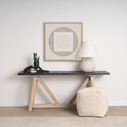 Khloe Small Cream Pouf-Poufs-DECOROLALA