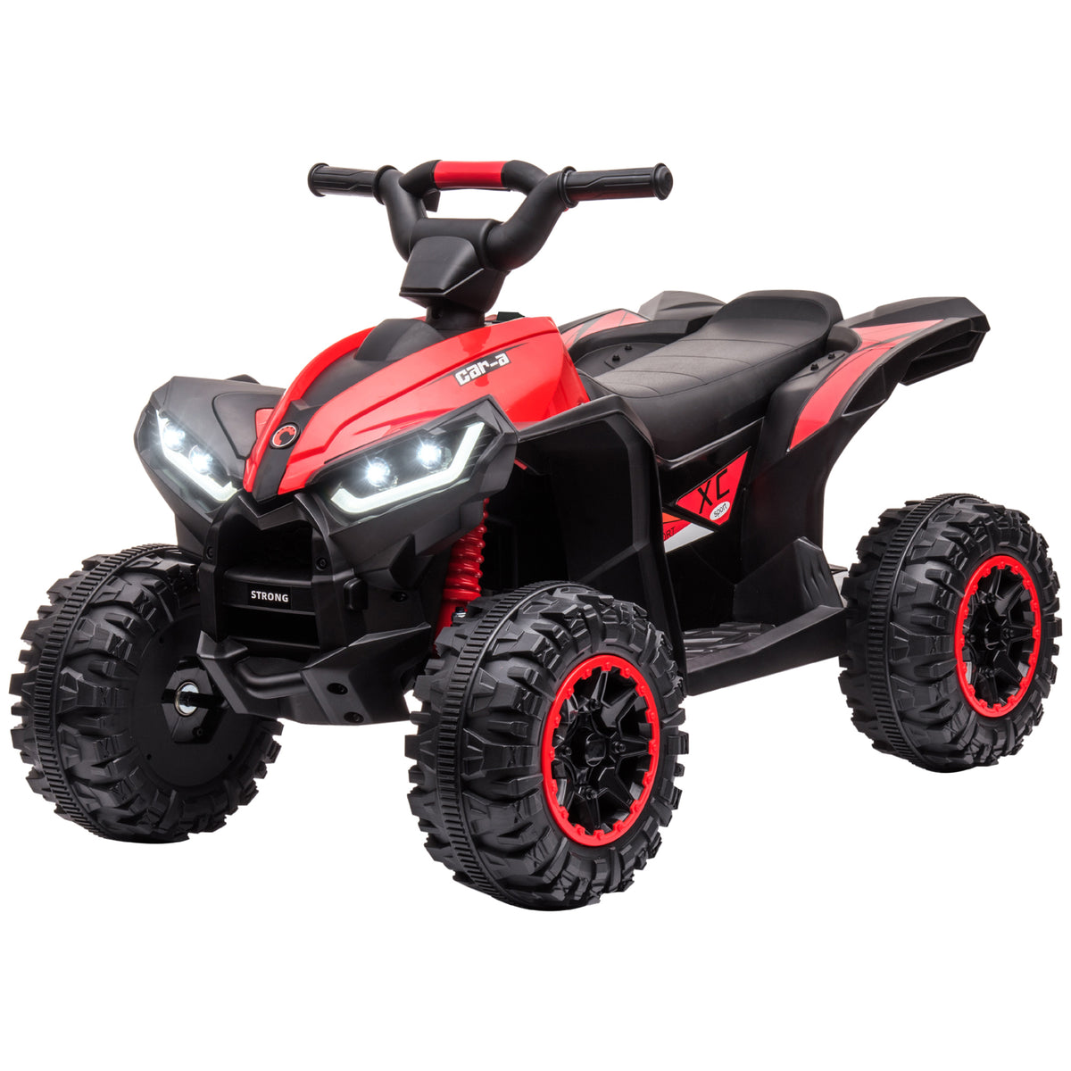 Kids 4 Wheeler Quad with Music, Headlights, High & Low Speed, Kids ATV for 3-5 Years Old Boys & Girl-Toys & Games > Baby & Toddler Toys > Electric Ride-On Toys > Electric Toy Cars-DECOROLALA