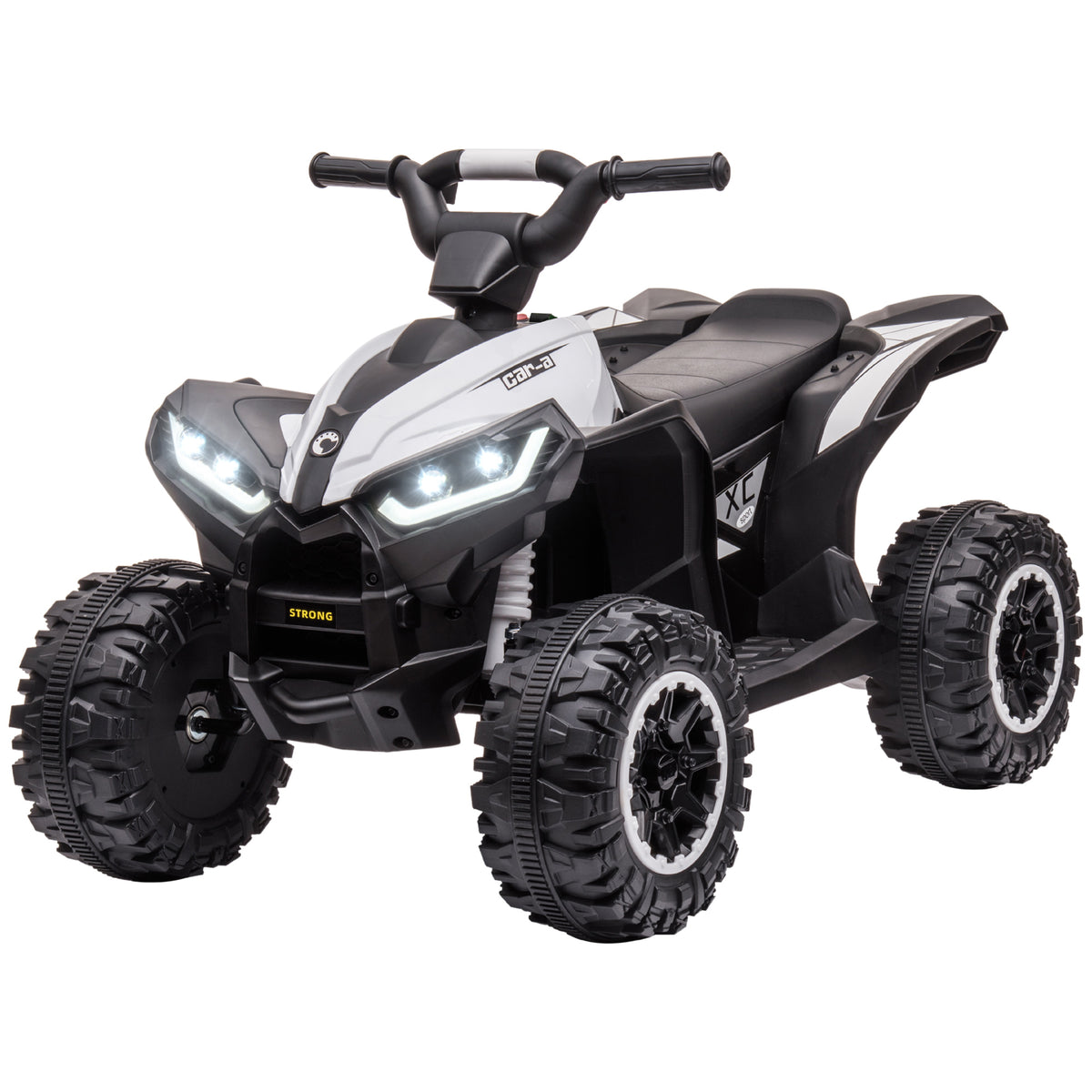 Kids 4 Wheeler Quad with Music, Headlights, High & Low Speed, Kids ATV for 3-5 Years Old Boys & Girl-Toys & Games > Baby & Toddler Toys > Electric Ride-On Toys > Electric Toy Cars-DECOROLALA