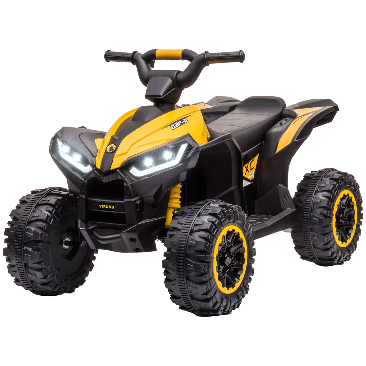 Kids 4 Wheeler Quad with Music, Headlights, High & Low Speed, Kids ATV for 3-5 Years Old Boys & Girl-Toys & Games > Baby & Toddler Toys > Electric Ride-On Toys > Electric Toy Cars-DECOROLALA