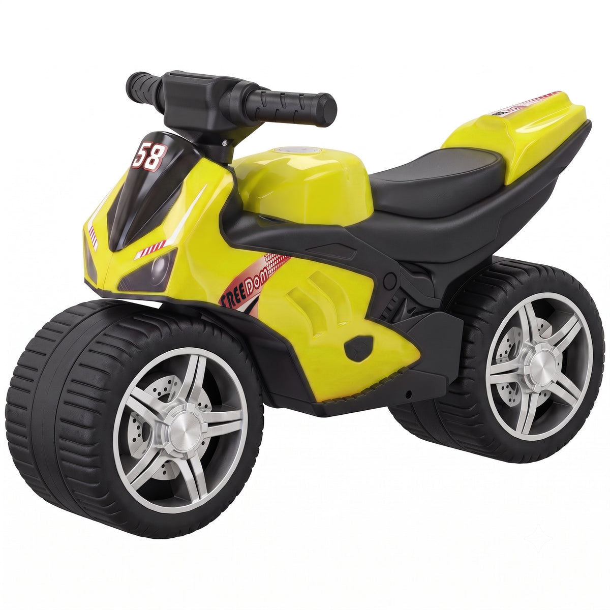 Balance Bike with Music and Wide Tires Baby Balance Bike for Toddlers 1-3 Years-Toys & Games > Baby & Toddler Toys > Riding & Rocking Toys-DECOROLALA