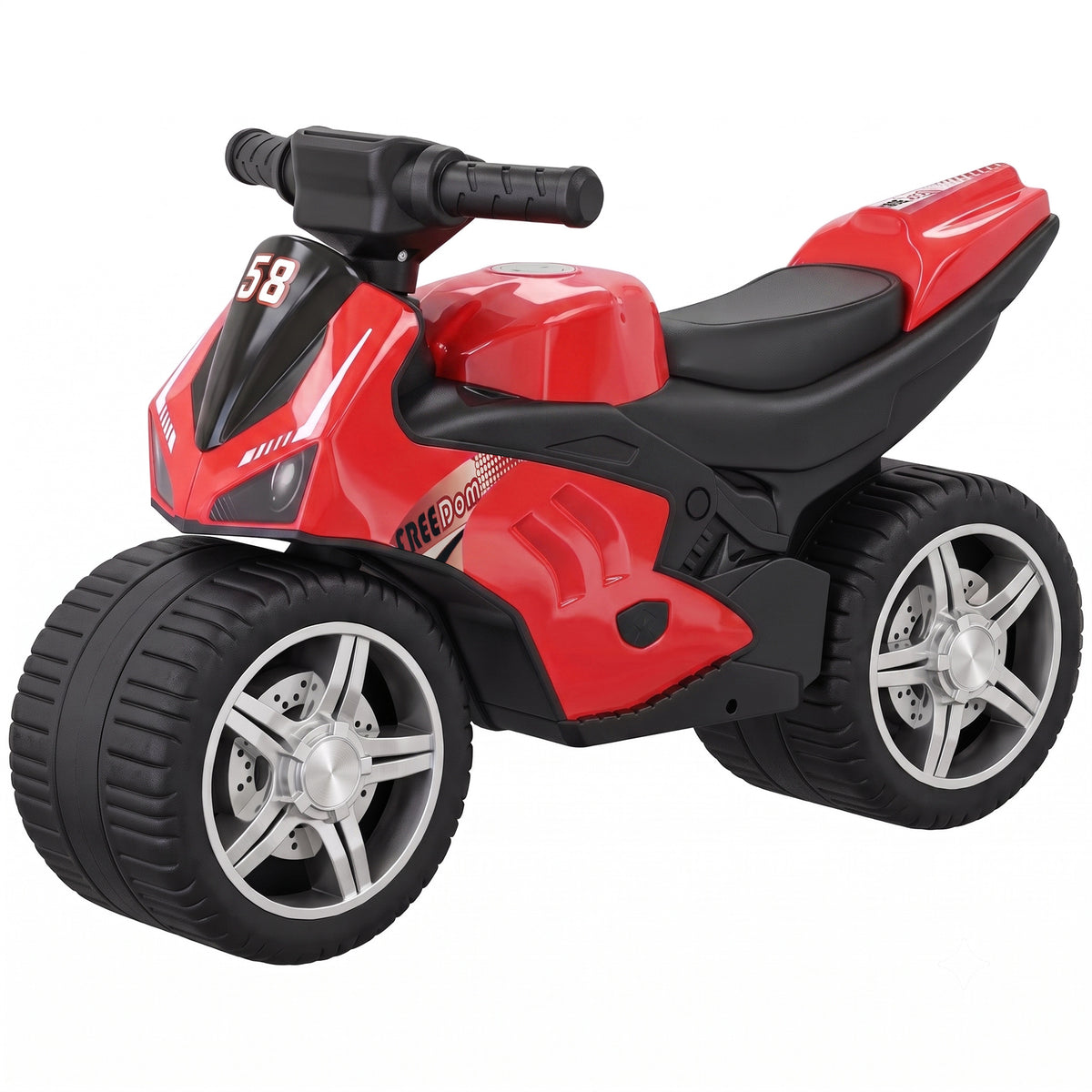Balance Bike with Music and Wide Tires Baby Balance Bike for Toddlers 1-3 Years-Toys & Games > Baby & Toddler Toys > Riding & Rocking Toys-DECOROLALA