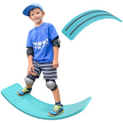 Kids Balance Board - 32.3" Curvy Wobble Board, PE Material-Toys & Games > Baby & Toddler Toys > Kids Gym & Playmats-DECOROLALA