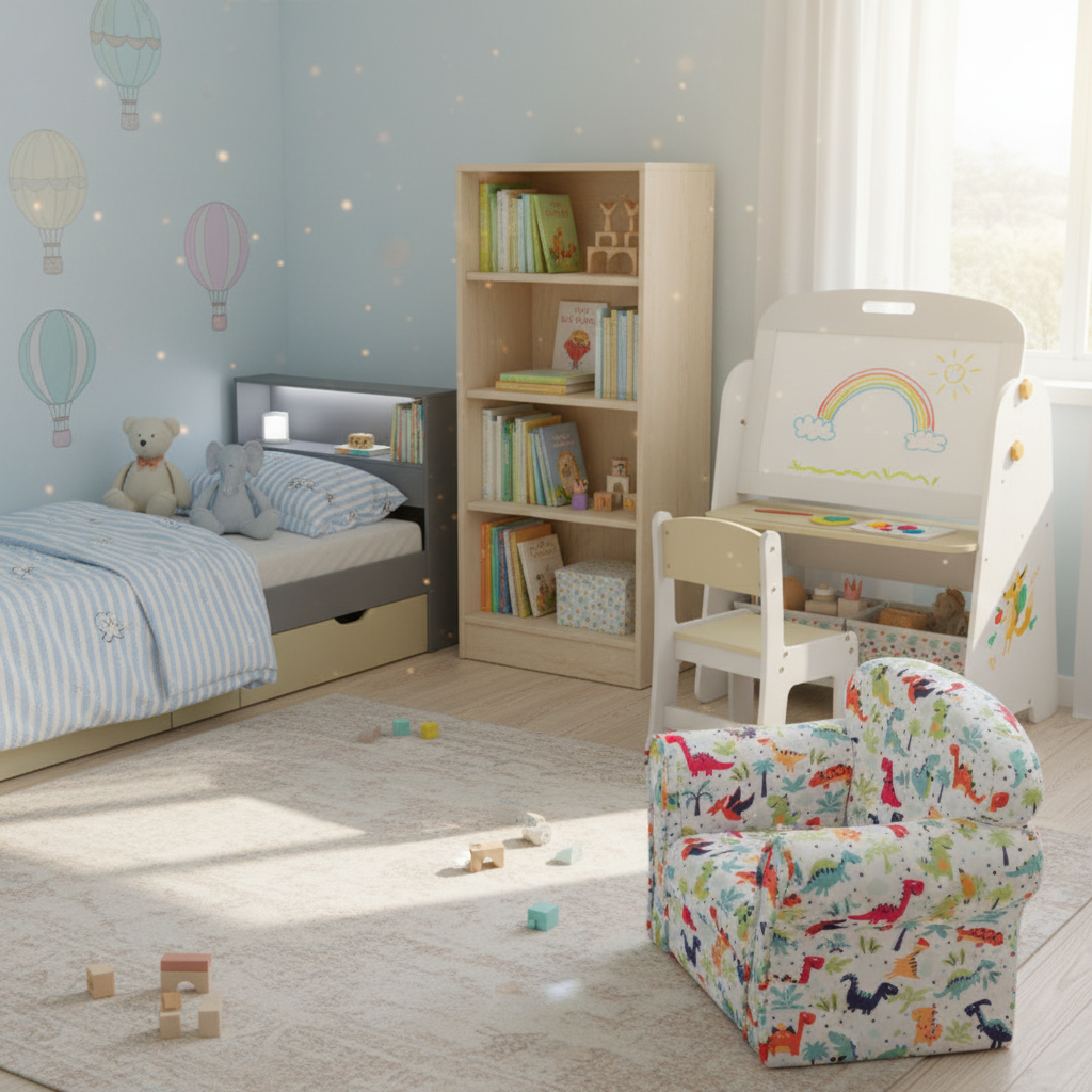 Kids Bedroom Furniture Set | kids bedroom furniture for Reading Learning and Resting-Baby & Kids Products-DECOROLALA