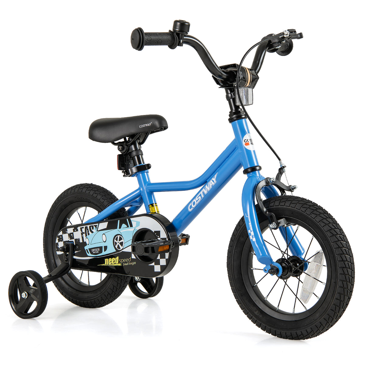 Kids Bike with Removable Training Wheels - Carbon Steel Frame-Kids Bike-DECOROLALA