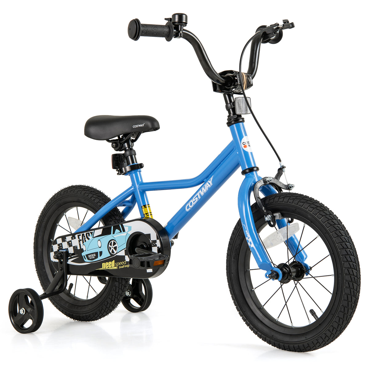 Kids Bike with Removable Training Wheels - Carbon Steel Frame-Kids Bike-DECOROLALA