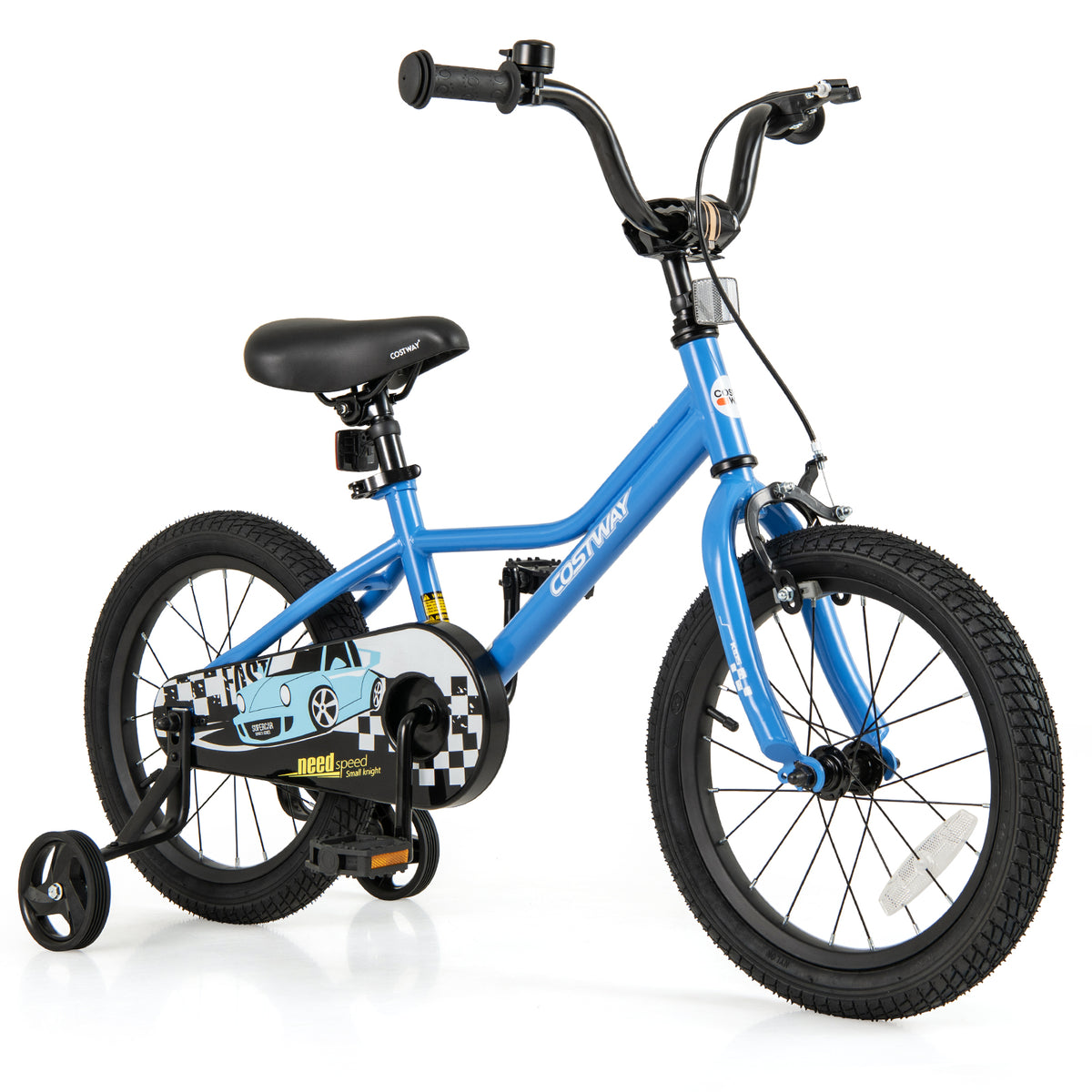 Kids Bike with Removable Training Wheels - Carbon Steel Frame-Kids Bike-DECOROLALA