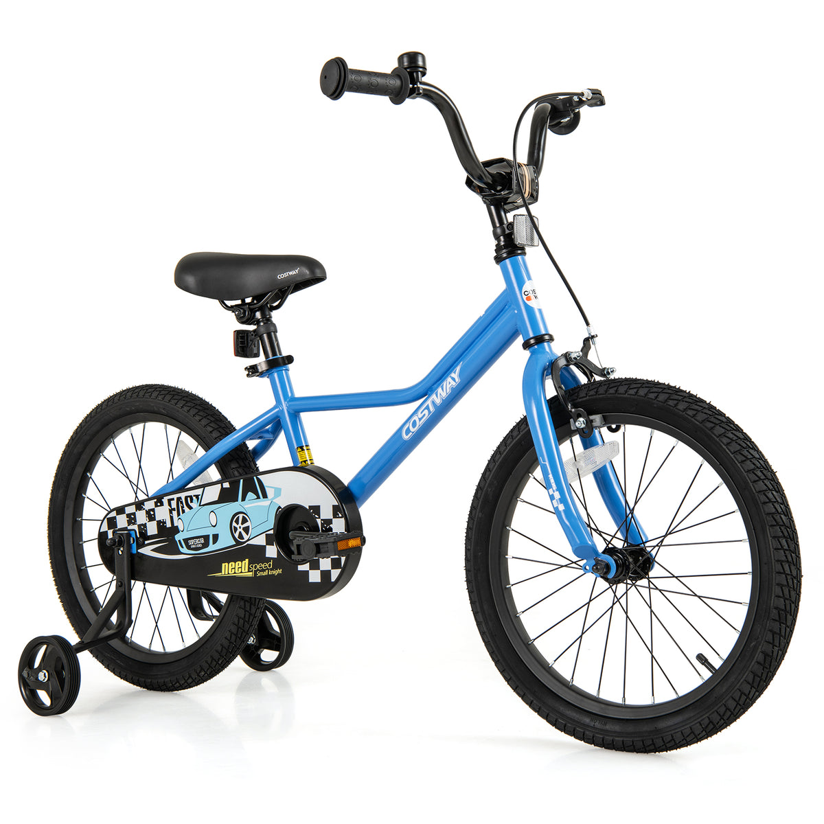 Kids Bike with Removable Training Wheels - Carbon Steel Frame-Kids Bike-DECOROLALA