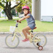 Kids Bike with Training Wheels, Adjustable Height, Ages 3-8 Years-Kids Bike-DECOROLALA