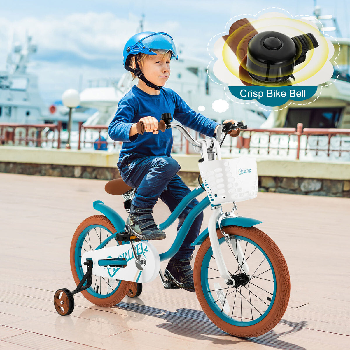 Kids Bike with Training Wheels and Basket - Pink 40/46 cm-Kids Bike-DECOROLALA
