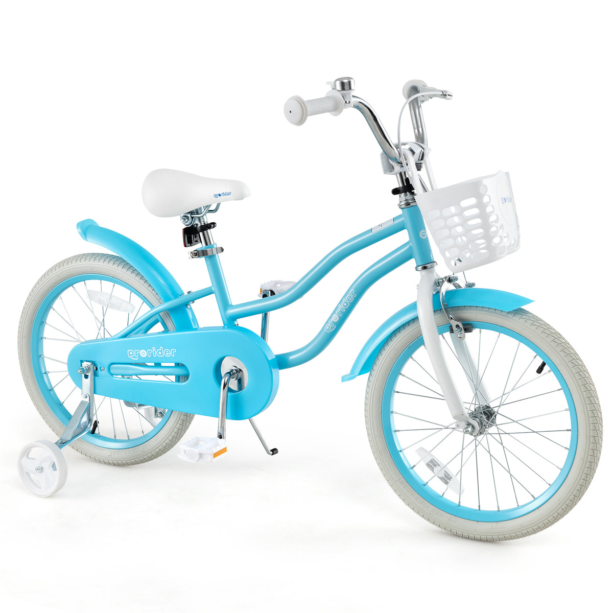 Kids Bike with Training Wheels and Dual Brakes - Adjustable Seat-Kids Bike-DECOROLALA