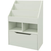Kids Bookcase with Storage Drawer for Books, Reading Nook, for Classroom, Bedroom, Playroom, Green-Toys & Games > Toddler & Kids Furniture > Baby & Kids Storage-DECOROLALA