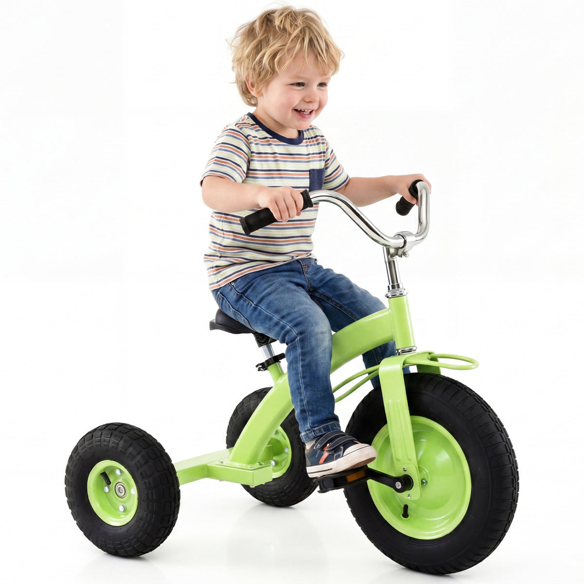 Kids Carbon Steel Bike with 15 Inch Inflatable Rubber Tires