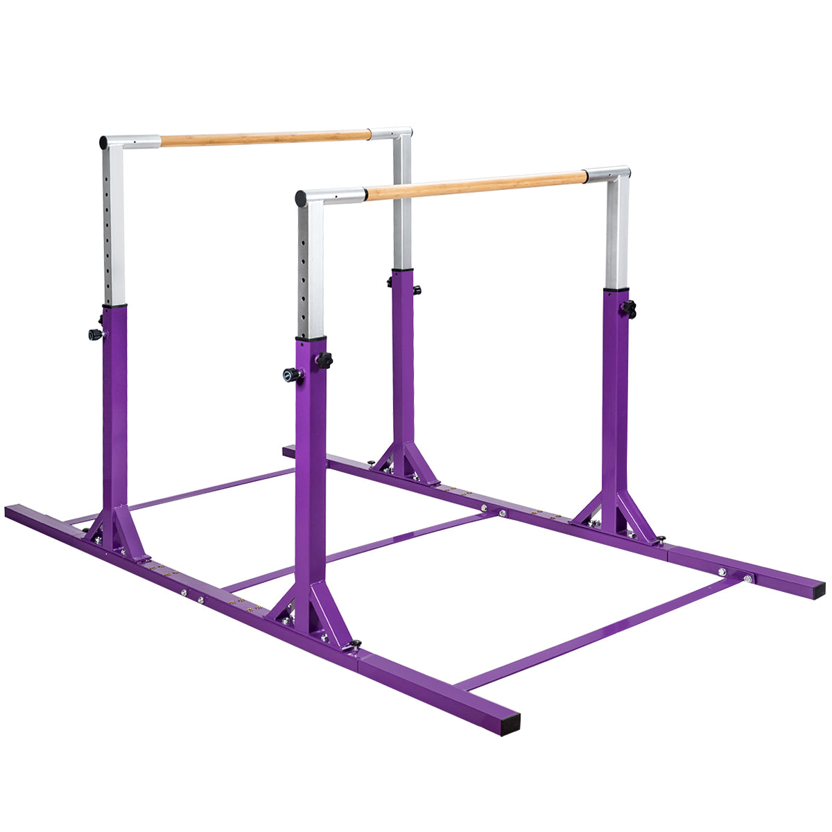 Barres horizontales doubles de gymnastique pour enfants, réglables, pour l’entraînement