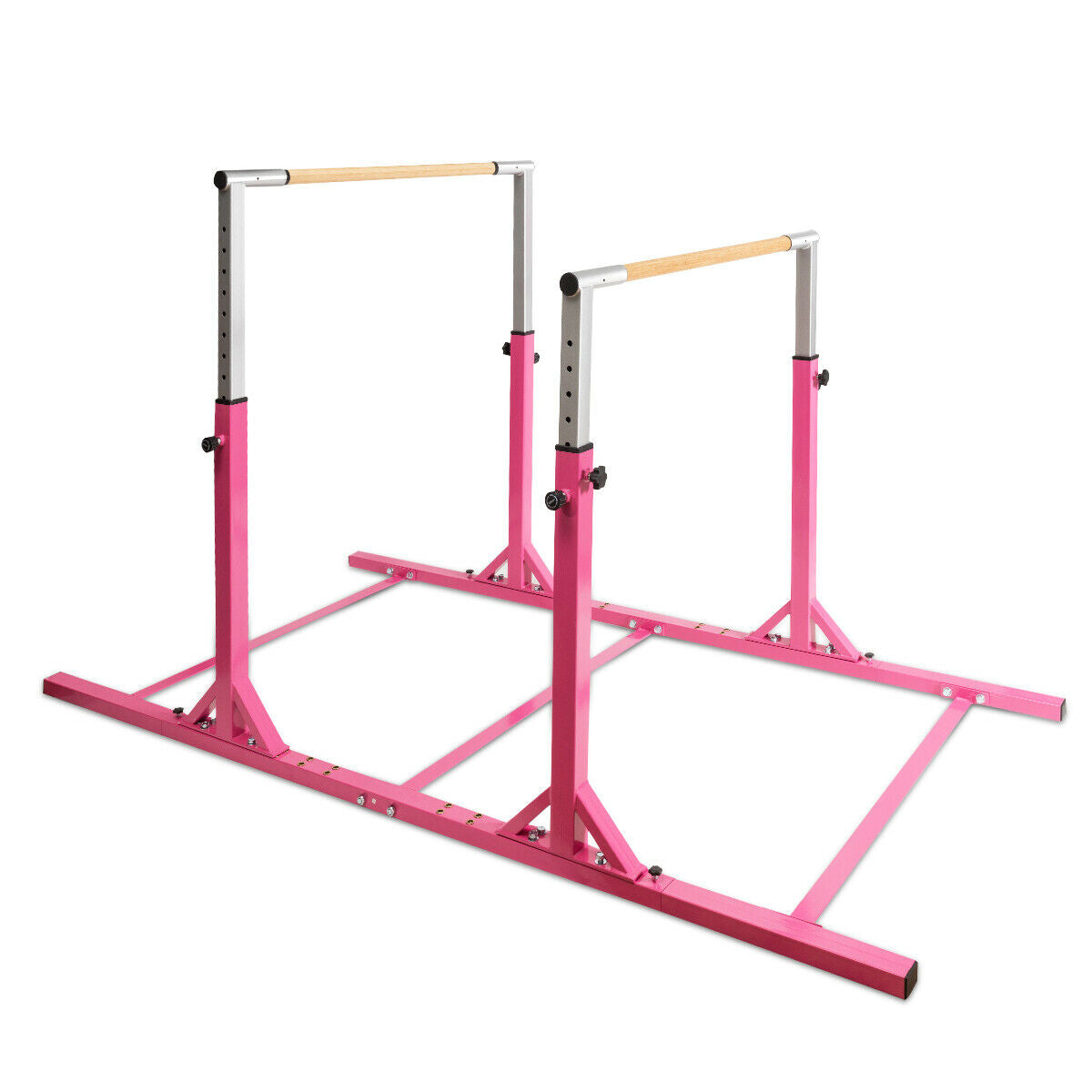 Kids Double Horizontal Bars Gymnastic Training Parallel Bars Adjustable