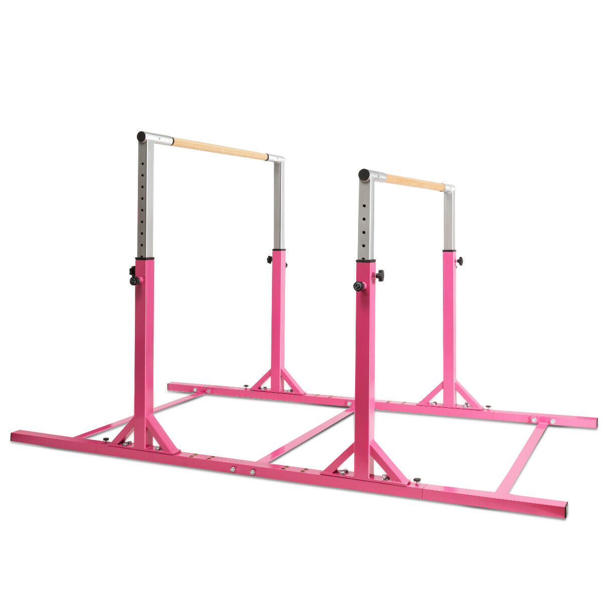 Kids Double Horizontal Bars Gymnastic Training Parallel Bars Adjustable