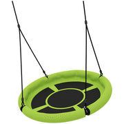 100cm Diameter Nest Seat for Kids with Height Adjustable Hanging Ropes for Outdoor, Playground, Garden-Toys & Games > Kids Outdoor Play > Gym Sets & Swings-DECOROLALA