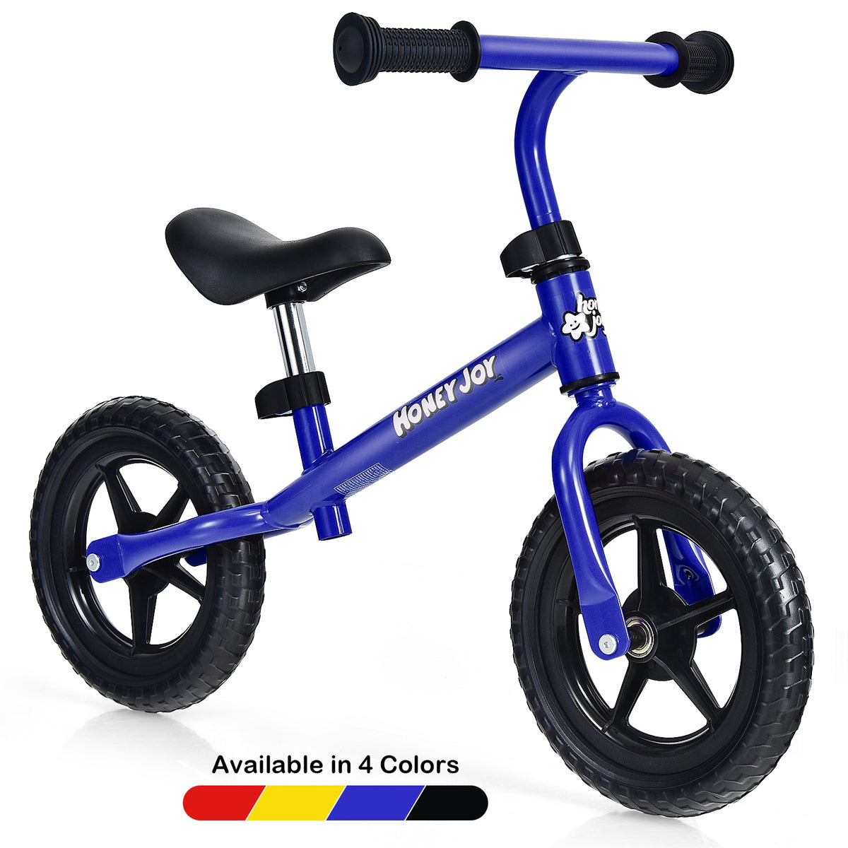 Kids No Pedal Balance Bike with Adjustable Handlebar and Seat