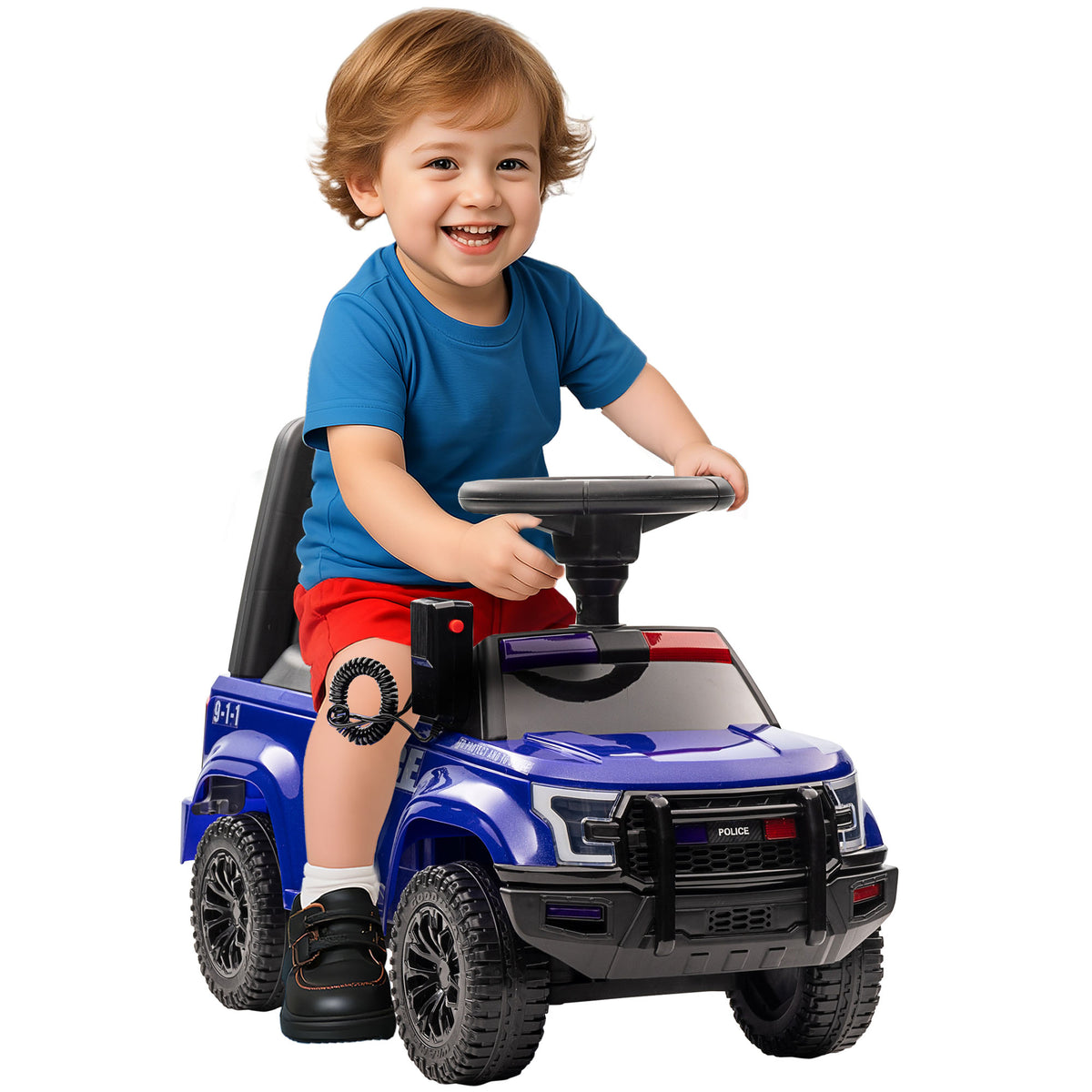 Kids Ride On Sliding Car with Hidden Under Seat Storage, Foot-to-Floor Design-Toys & Games > Baby & Toddler Toys > Riding & Rocking Toys > Push Cars for Toddlers-DECOROLALA