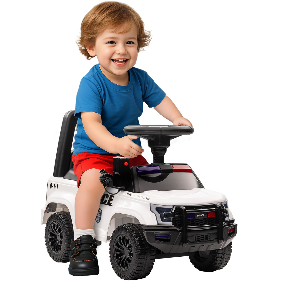 Kids Ride On Sliding Car with Hidden Under Seat Storage, Foot-to-Floor Design-Toys & Games > Baby & Toddler Toys > Riding & Rocking Toys > Push Cars for Toddlers-DECOROLALA