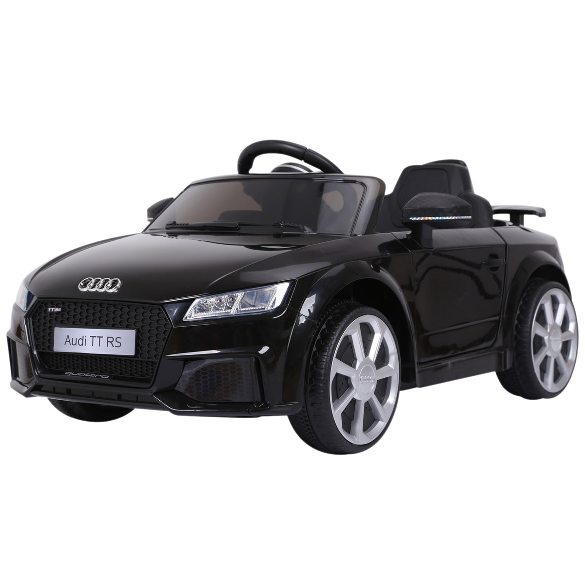 Officially Licensed Kids Ride-On Car 6V Battery Powered Vehicle Perfect Gift For Kids with Remote Control, Suspension Wheel, Adjustable Speed, Black-Toys & Games > Baby & Toddler Toys > Electric Ride-On Toys > Electric Toy Cars-DECOROLALA