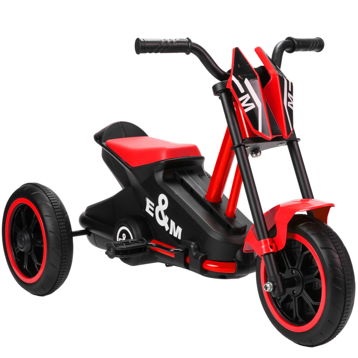 Kids Tricycle, Toddler Trike with Pedal for Indoor Outdoor Use, 3 Wheel Trike for Ages 18 to 36 Months Boys Girls-Toys & Games > Baby & Toddler Toys > Riding & Rocking Toys > Tricycles for Kids-DECOROLALA