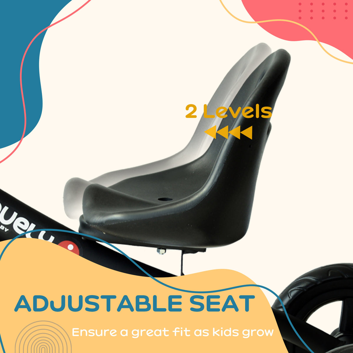 Kids Tricycle for Children Ages 18+ Months, Indoor Outdoor Toddler Trike for Boy and Girl Birthday-Toys & Games > Baby & Toddler Toys > Riding & Rocking Toys > Tricycles for Kids-DECOROLALA