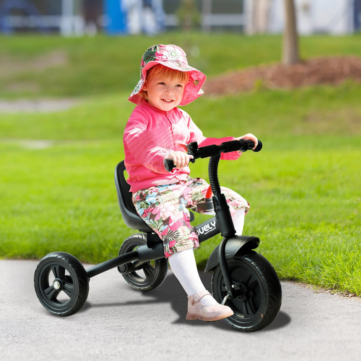 Kids Tricycle for Children Ages 18+ Months, Indoor Outdoor Toddler Trike for Boy and Girl Birthday-Toys & Games > Baby & Toddler Toys > Riding & Rocking Toys > Tricycles for Kids-DECOROLALA