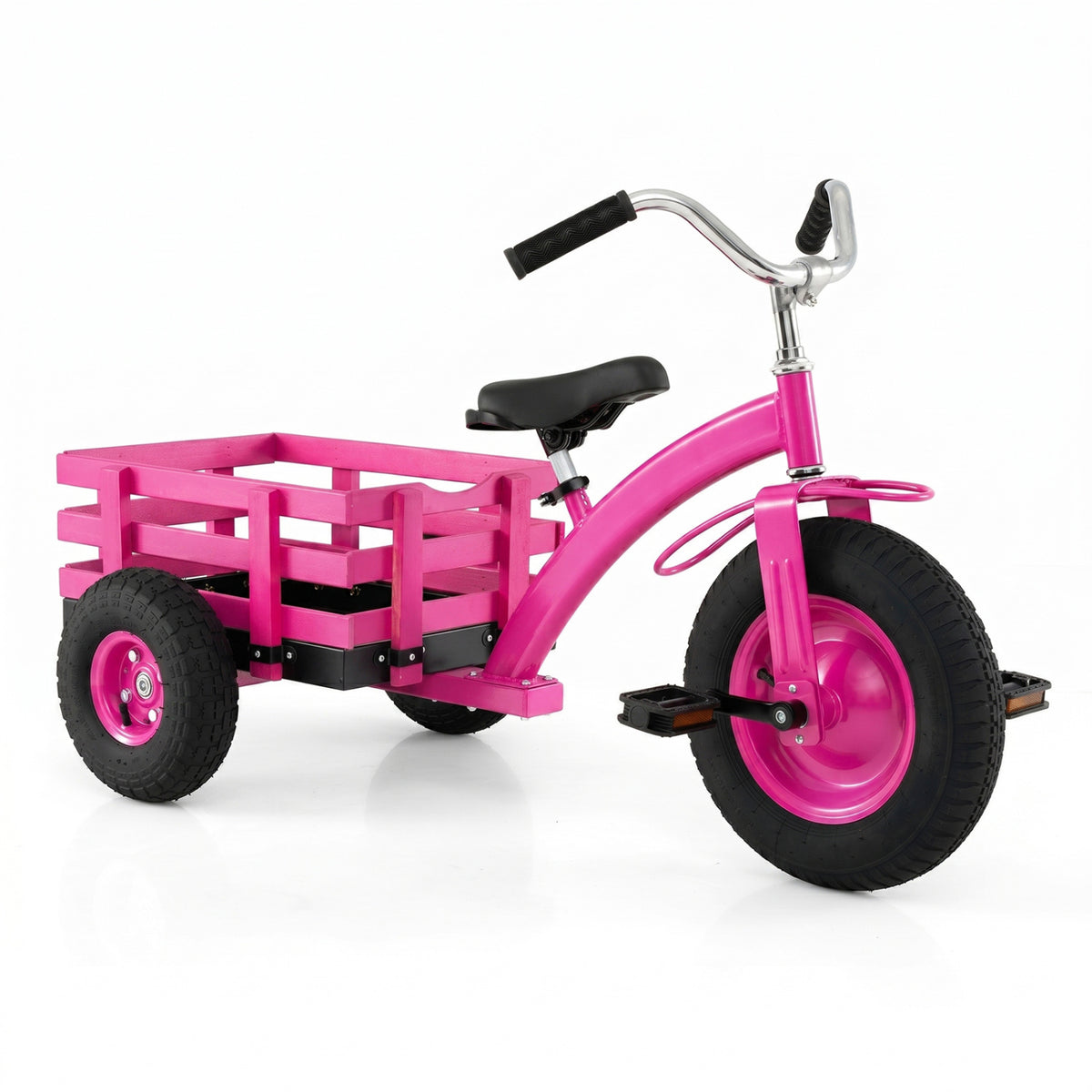 Tricycle pour enfants avec pneus en caoutchouc gonflables de 15 pouces