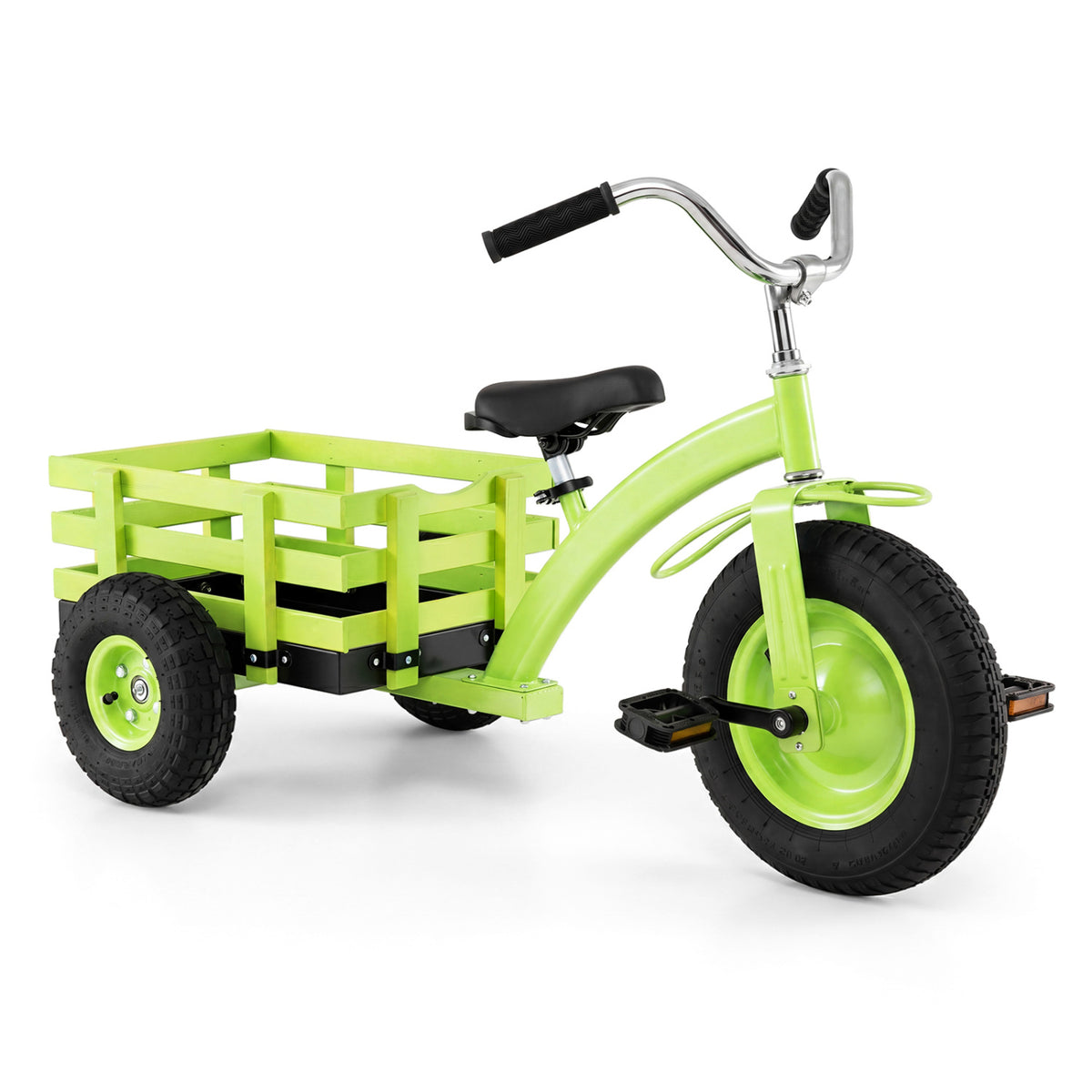 Tricycle pour enfants avec pneus en caoutchouc gonflables de 15 pouces