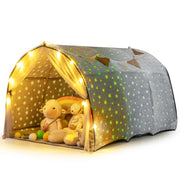 Tente de lit pour enfants, lit superposé simple Kids Dream avec étoiles et lumières phosphorescentes